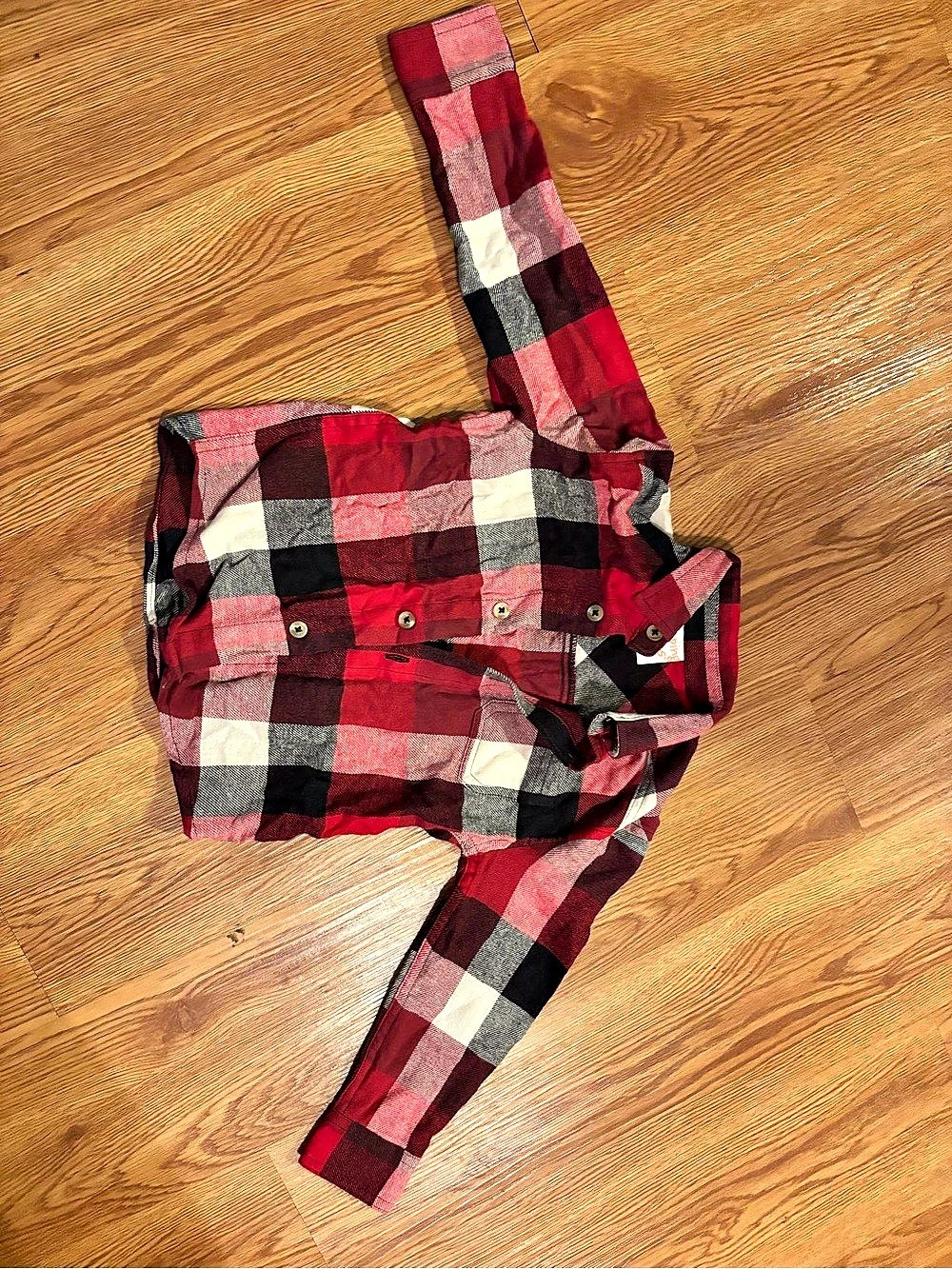 Jumping Beans Plaid Button Down Shirt Size 2T
